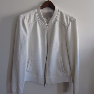 White textured Banana Republic Jacket